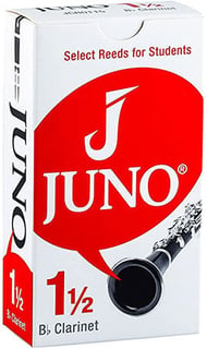 Bb Clarinet JUNO Reeds - Box of 25 - 1.5 Strength